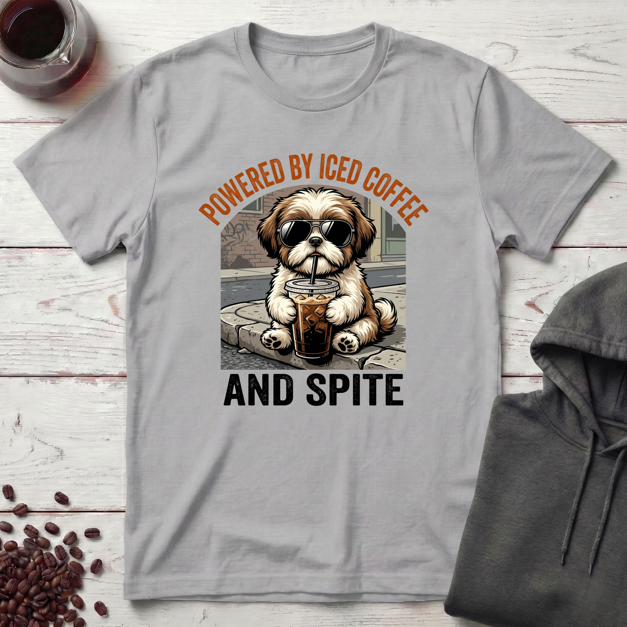 Powered By Iced Coffee T-Shirt