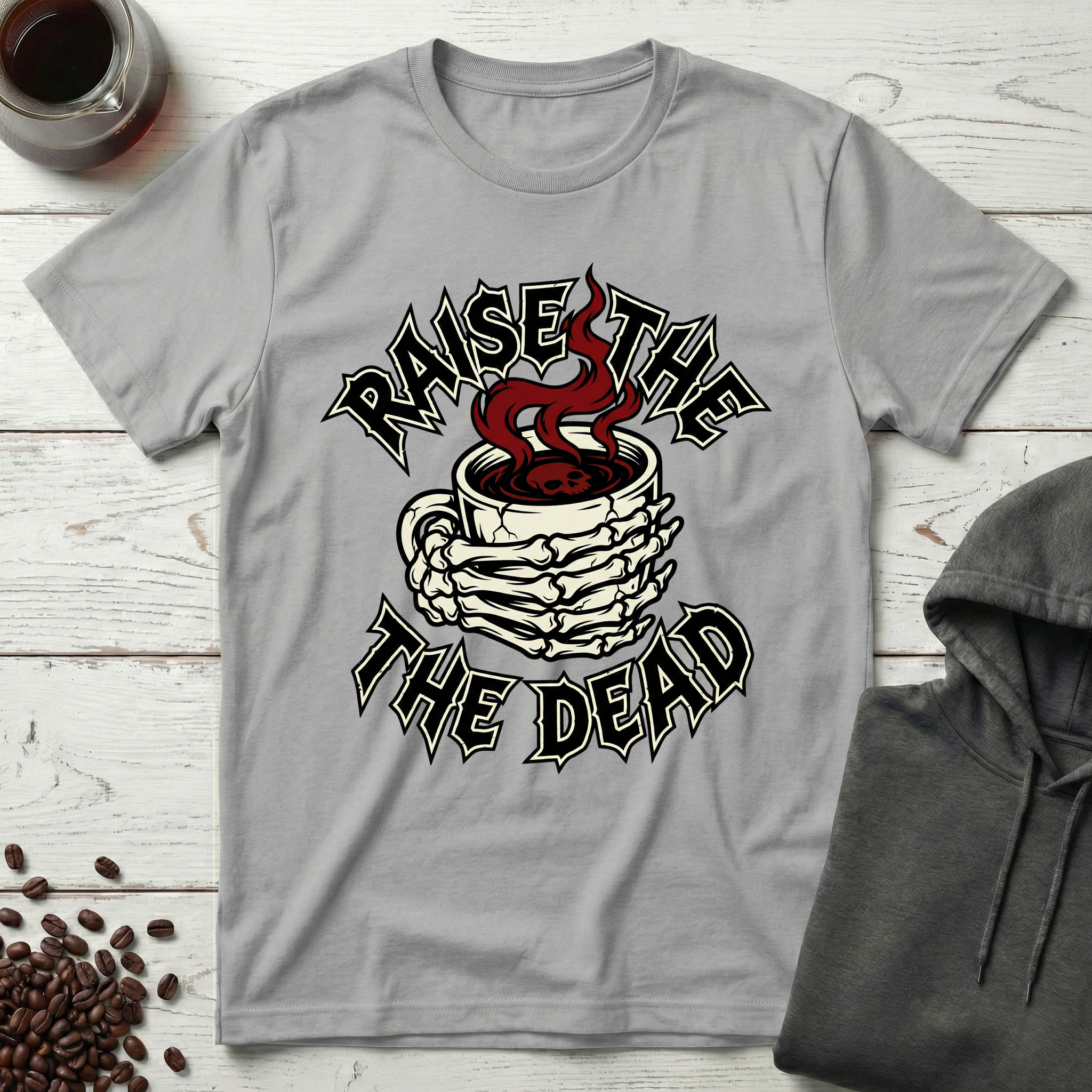 Raise The Dead Coffee Metal T-Shirt