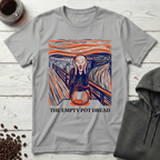 The Empty Pot Dread Coffee Scream Parody T-Shirt
