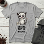 I'm Fine This is Normal Snark Fuel Coffee T-Shirt