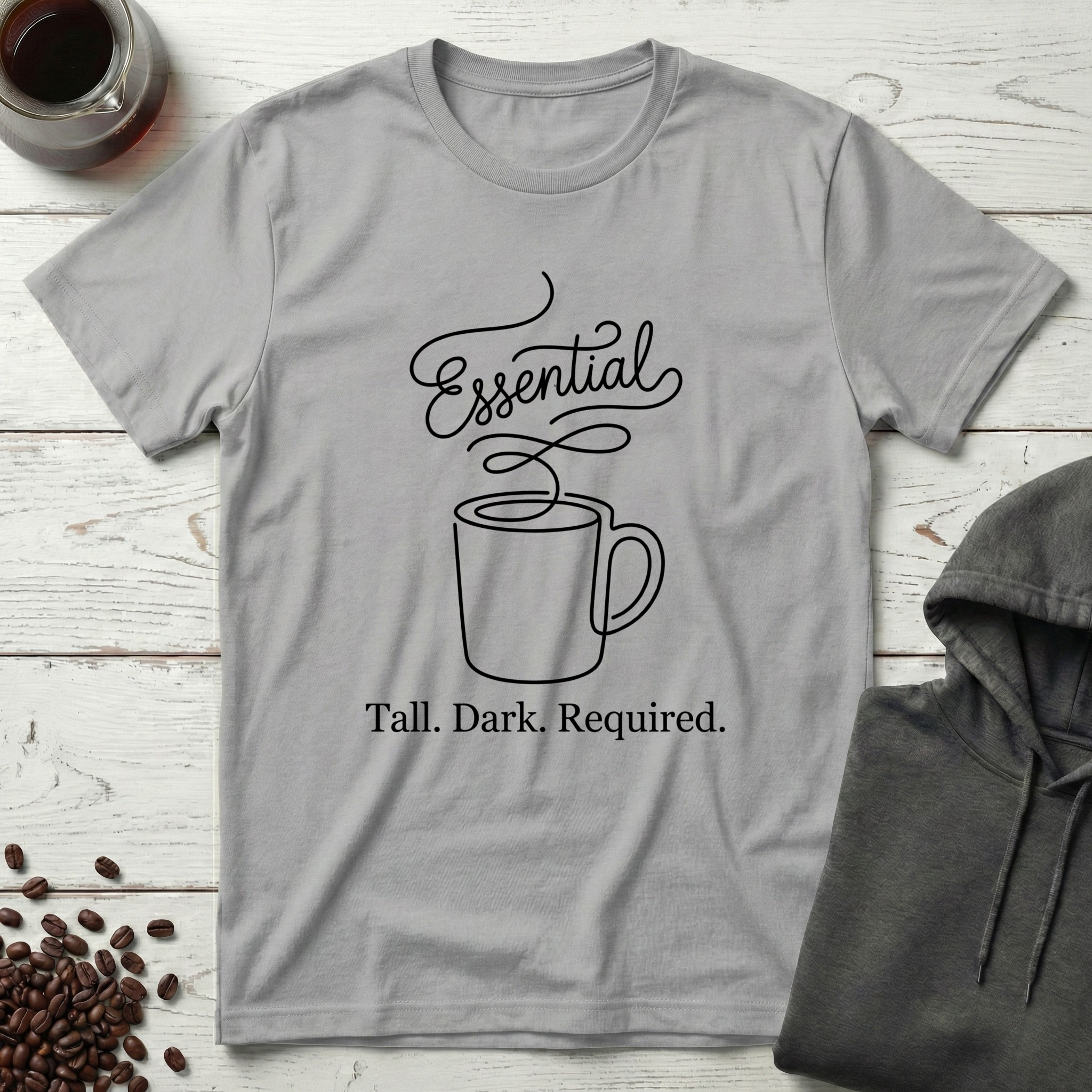 Essential Tall Dark Required Coffee T-Shirt