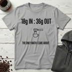 18g In 36g Out Coffee Math T-Shirt
