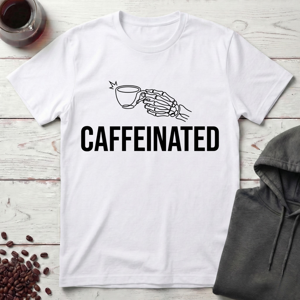 Caffeinated Skeleton T-Shirt