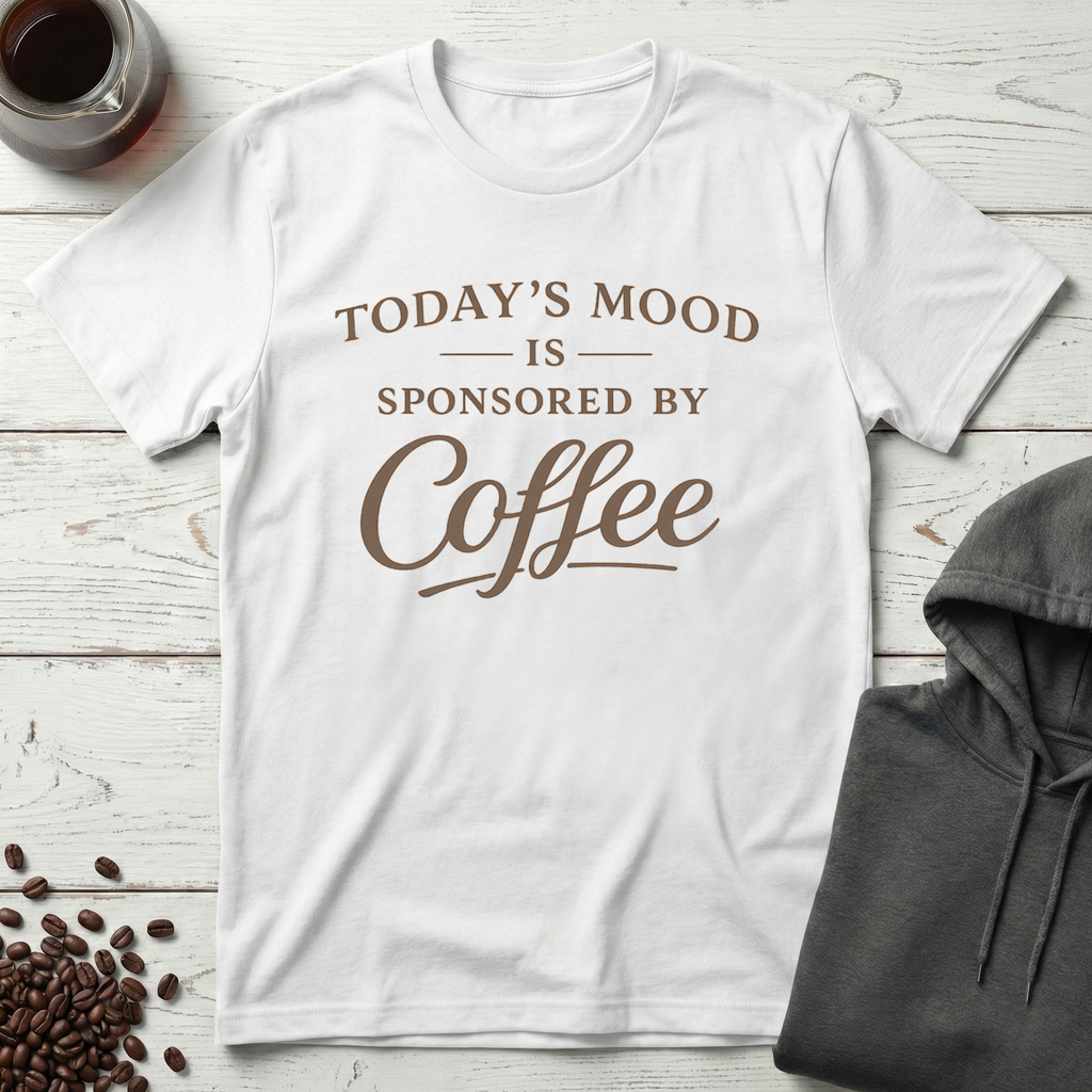 Today's Mood Is Sponsored By Coffee T-Shirt