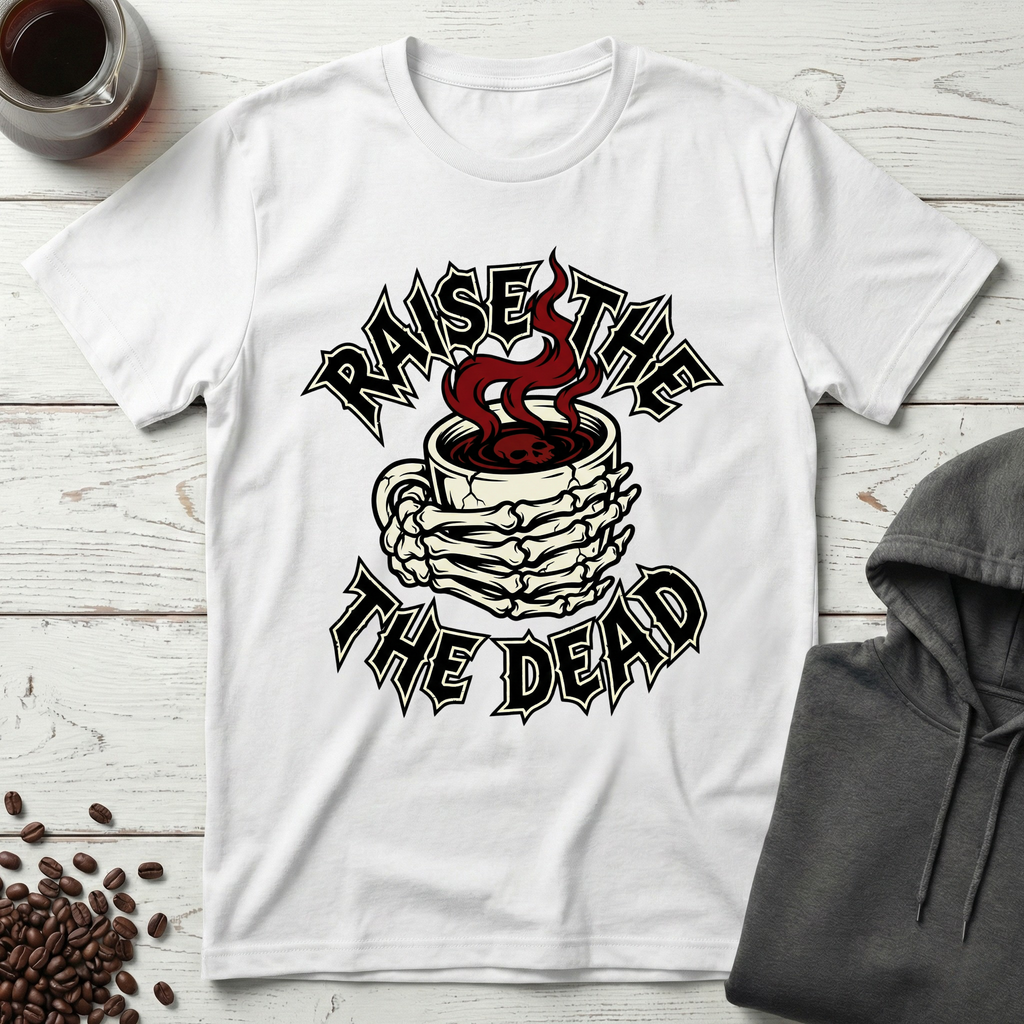Raise The Dead Coffee Metal T-Shirt