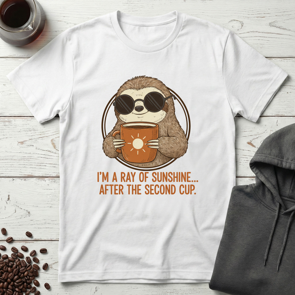 I'm A Ray Of Sunshine After The Second Cup T-Shirt
