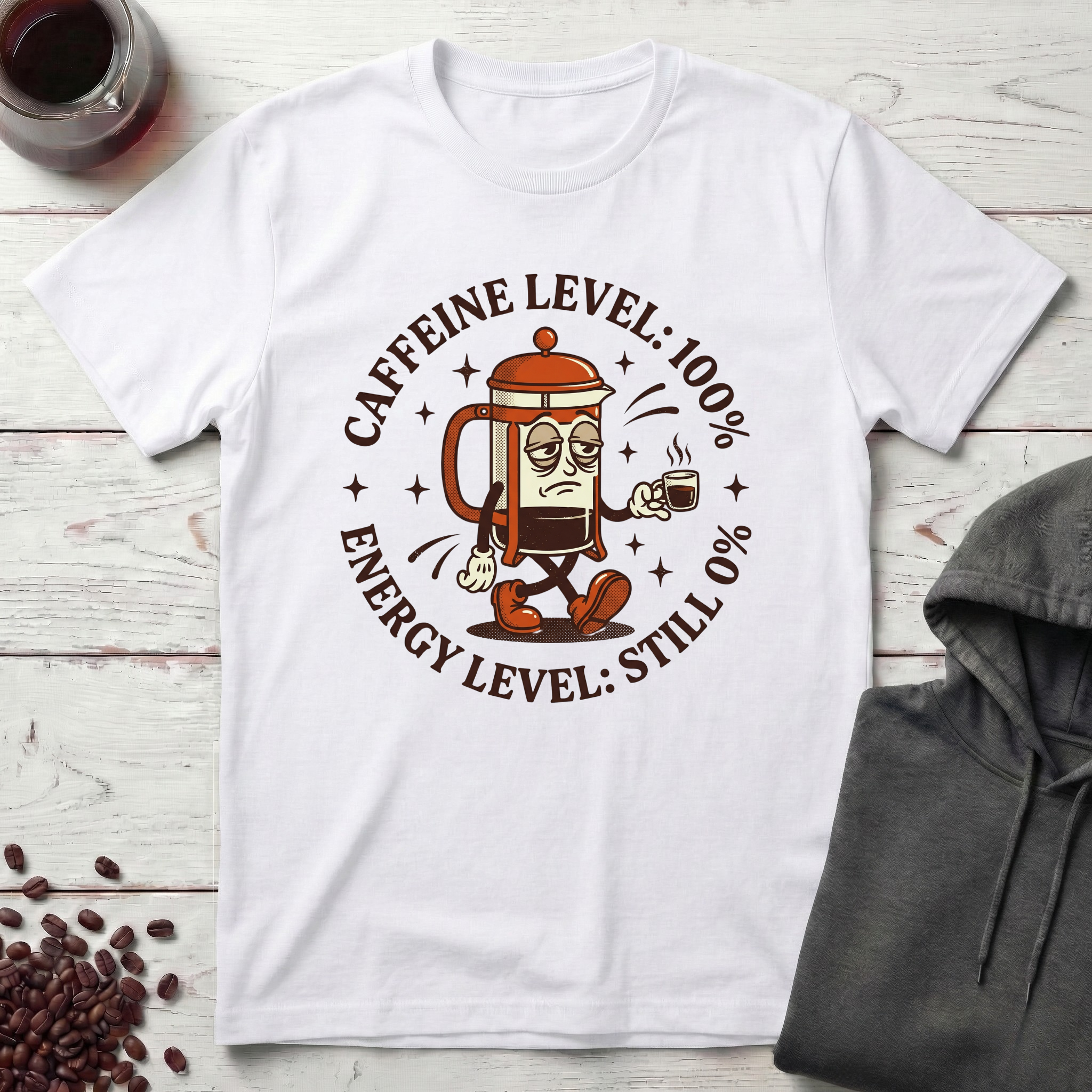 Caffeine Level T-Shirt