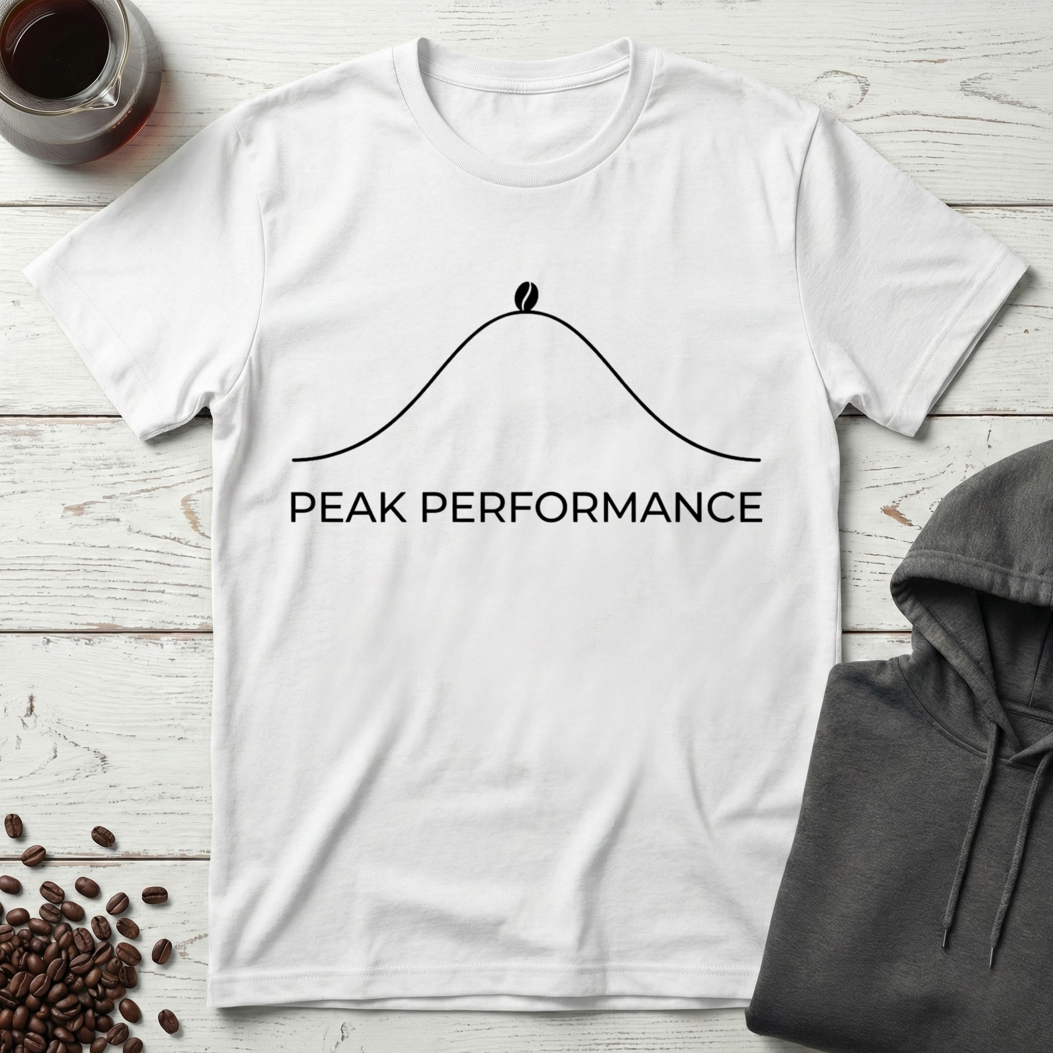 Peak Performance Coffee Bean Summit Graph T-Shirt
