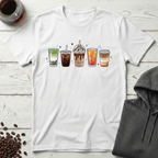 Five Coffee and Tea Favorites Lineup T-Shirt