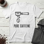 Pure Caffeine Espresso Drip Line Art T-Shirt