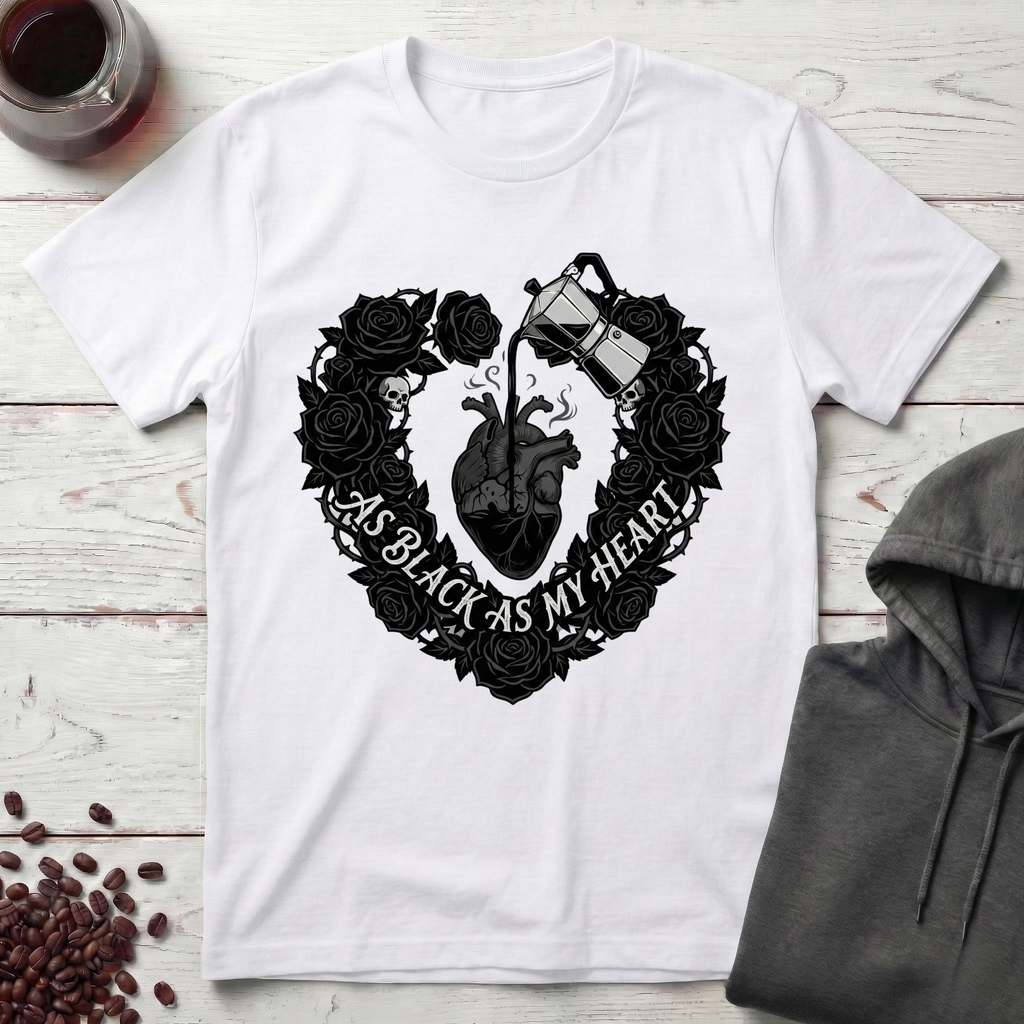 Black As My Heart Gothic T-Shirt