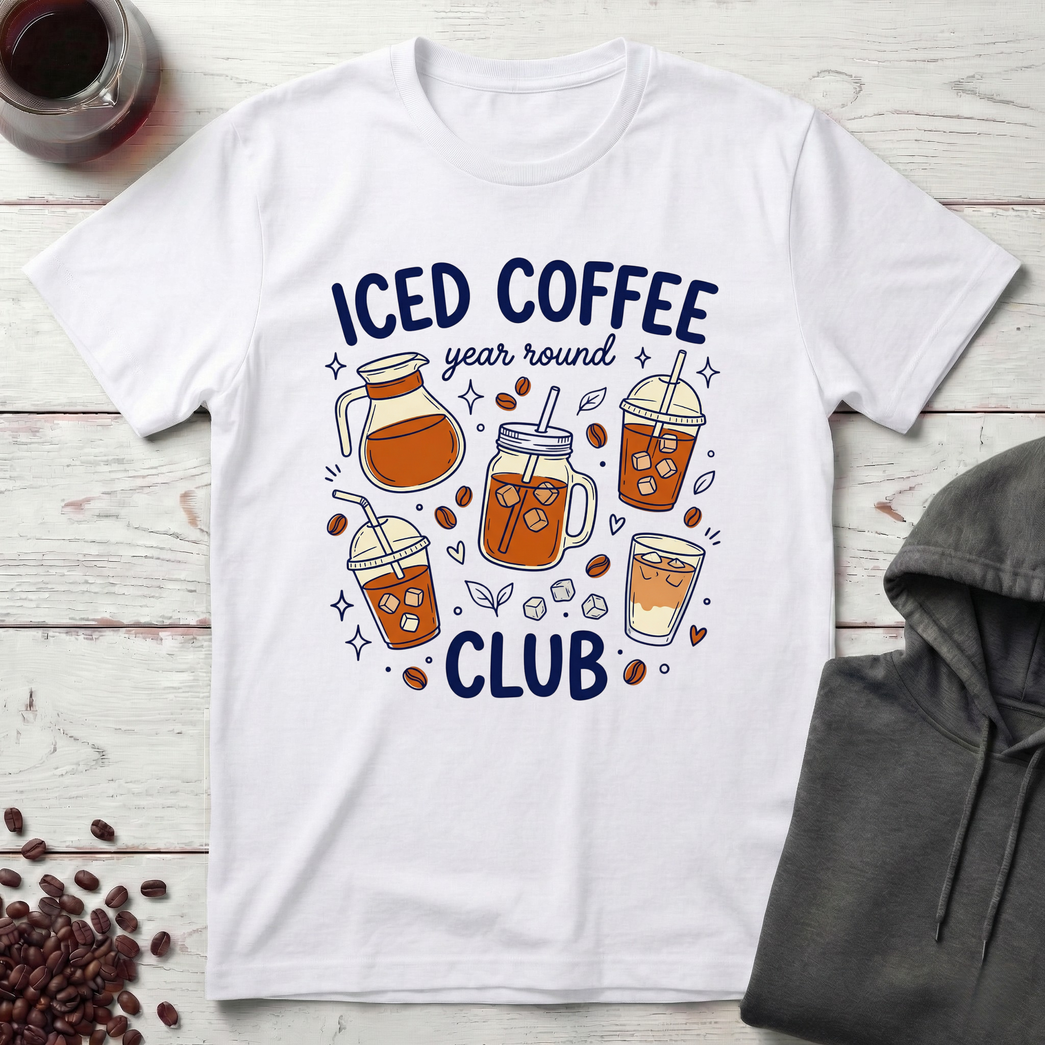 Iced Coffee Year Round T-Shirt