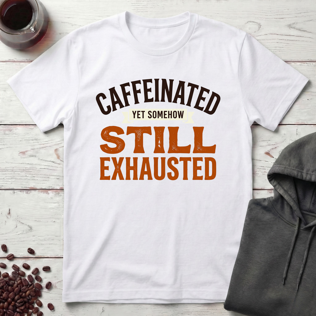 Caffeinated, Still Exhausted T-Shirt